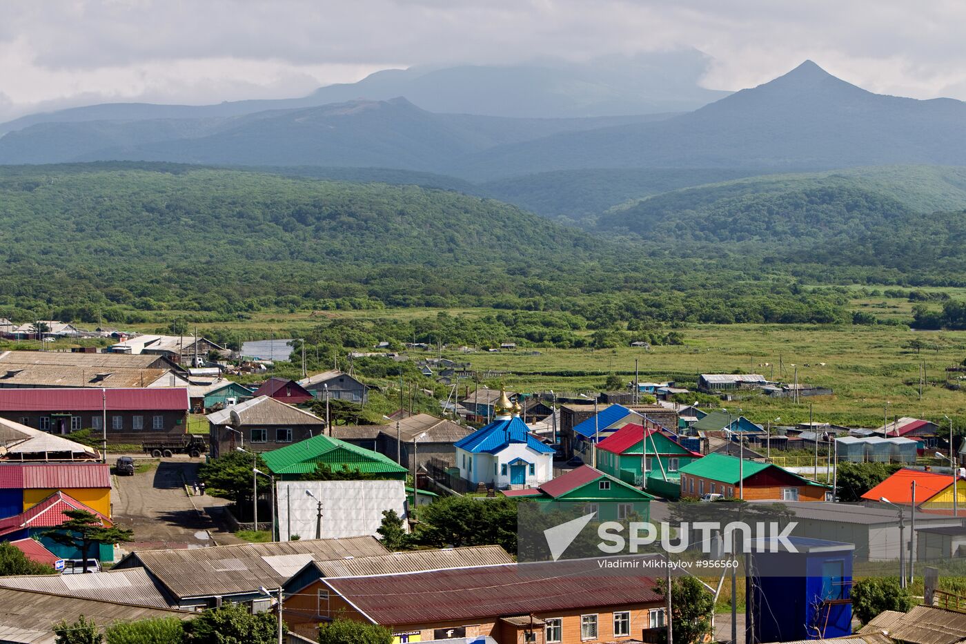Regions of Russia. Kuril Islands. Iturup island