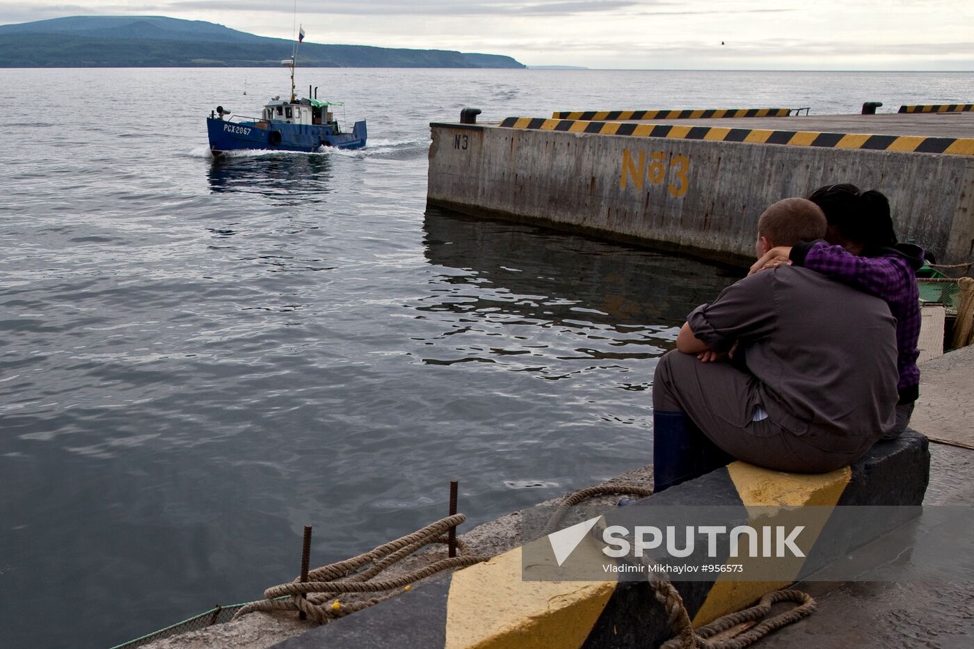Regions of Russia. Kuril Islands. Iturup island