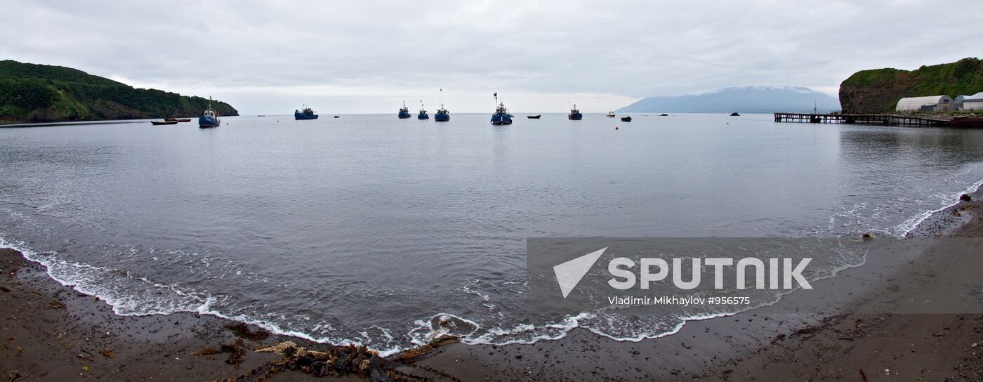 Regions of Russia. Kuril Islands. Iturup island
