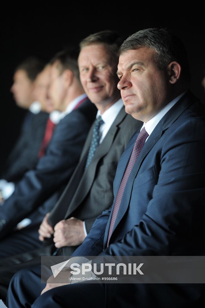 Anatoly Serdyukov and Sergei Ivanov