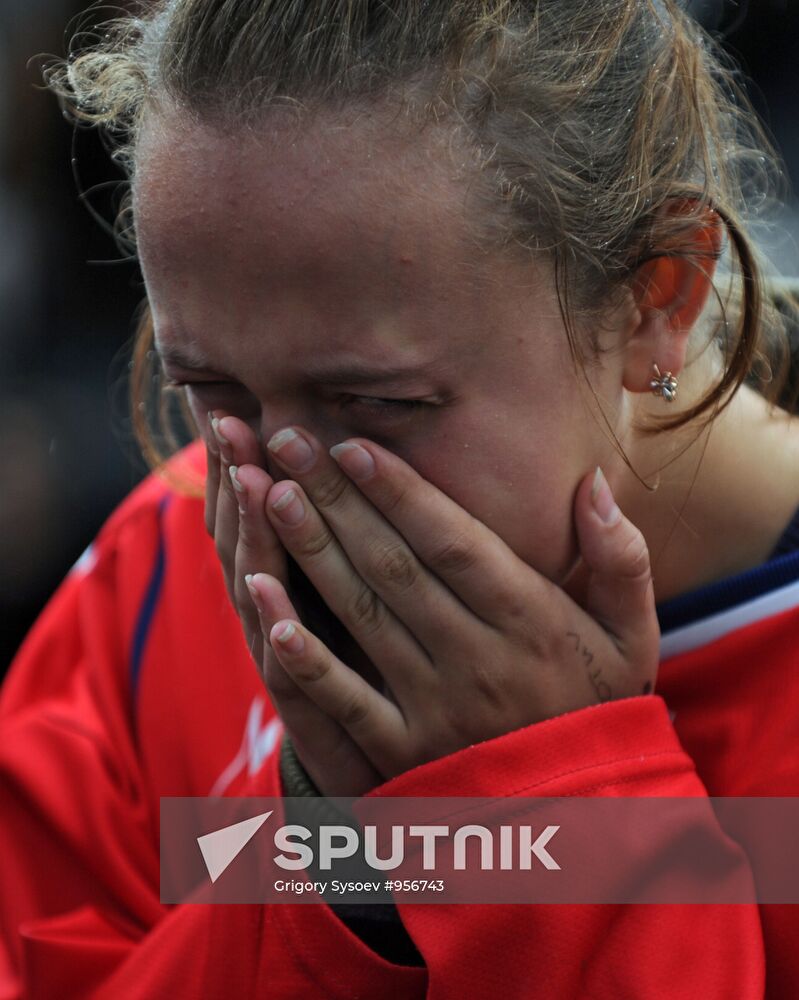 Commemorative action in honor of dead Lokomotiv hockey players