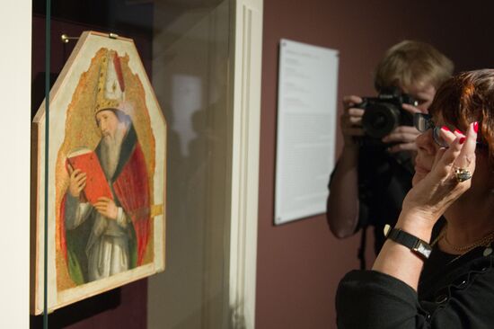 Opening of exhibition "Masterpieces from the Sicily Museum"