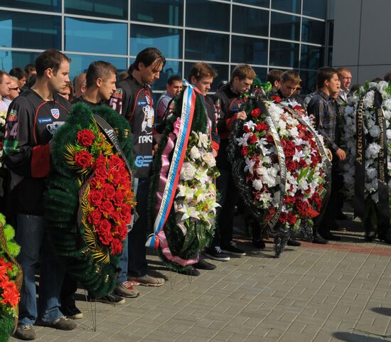 Farewell to Lokomotiv striker A. Kalyaninym in Chelyabinsk