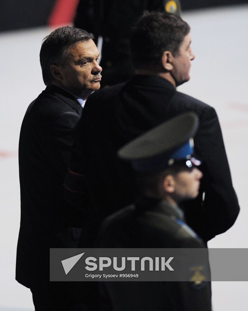 Last respects for Lokomotiv hockey team at Arena 2000