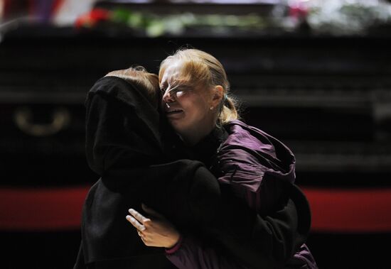 Last respects for Lokomotiv hockey team at Arena 2000