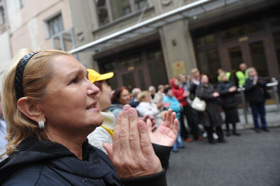 Action of cheated investors in Moscow