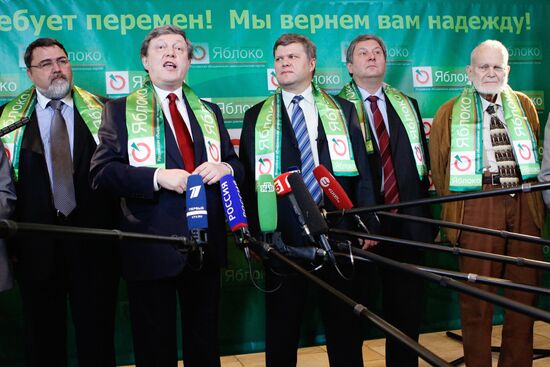 16th congress of Yabloko party