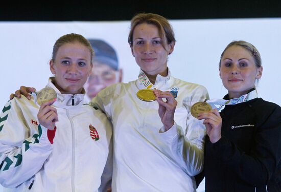 Sharolta Kovacs, Viktoria Tereshchuk, Laura Asadauskaite