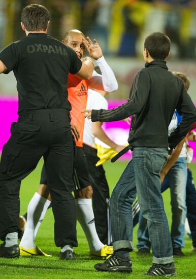 Coaching Anji football club in Dynamo stadium, Makhachkala
