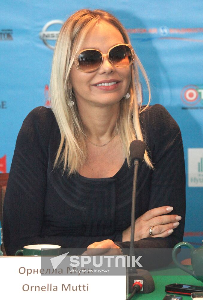 Ornella Muti holds news conference at Pacific Meridian festival