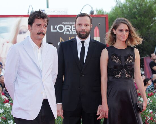 Yorgos Lanthimos, Efthymis Filippou and Ariane Labed