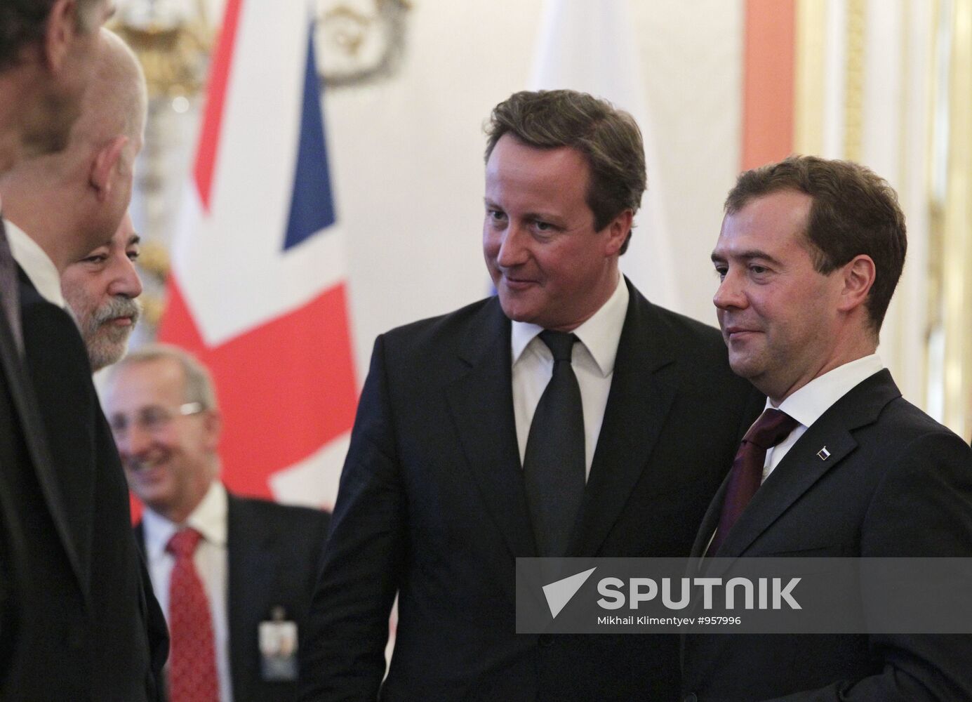British Prime Minister David Cameron visits Moscow