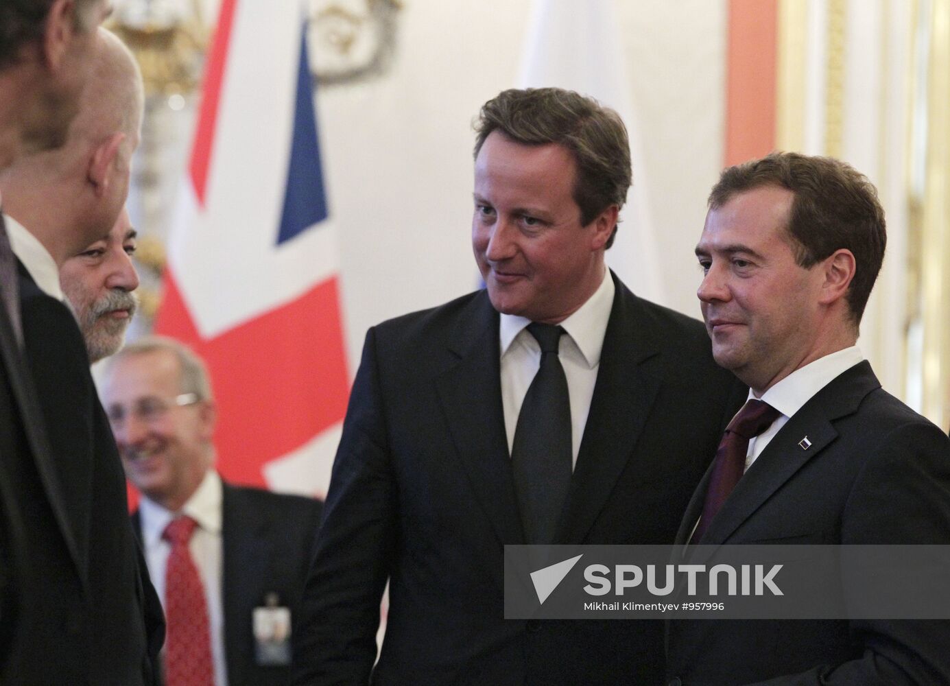 British Prime Minister David Cameron visits Moscow