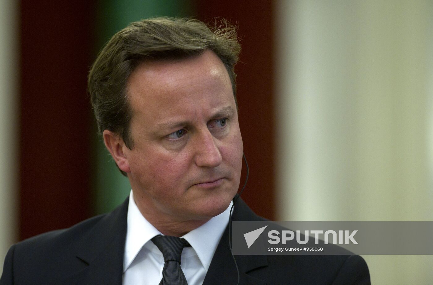 British Prime Minister David Cameron visits Moscow