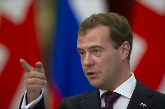 Russian President Dmitry Medvedev