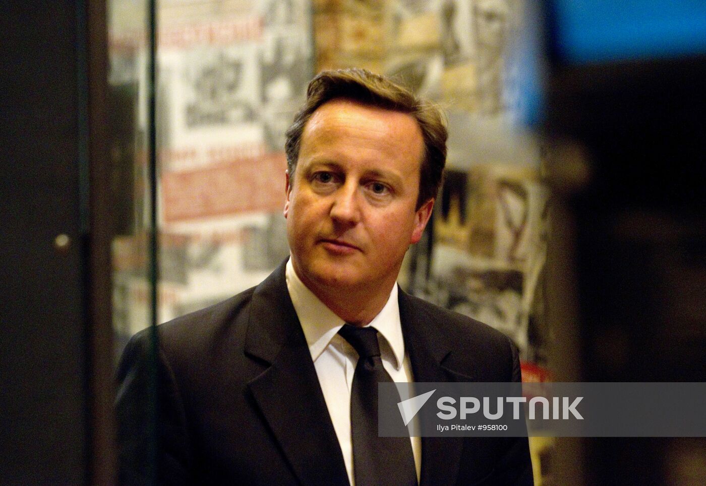 British Prime Minister David Cameron visits Sakharov Center