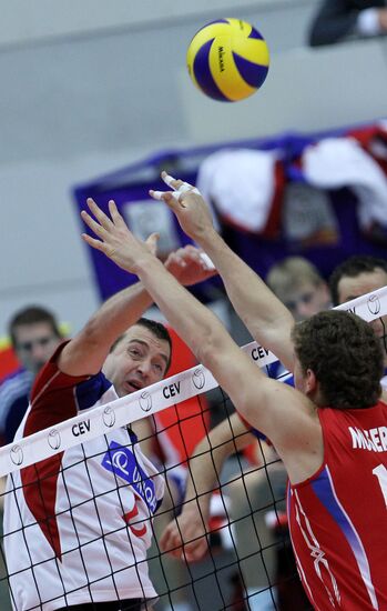 Volleyball. European Championships. Czech Republic vs. Russia