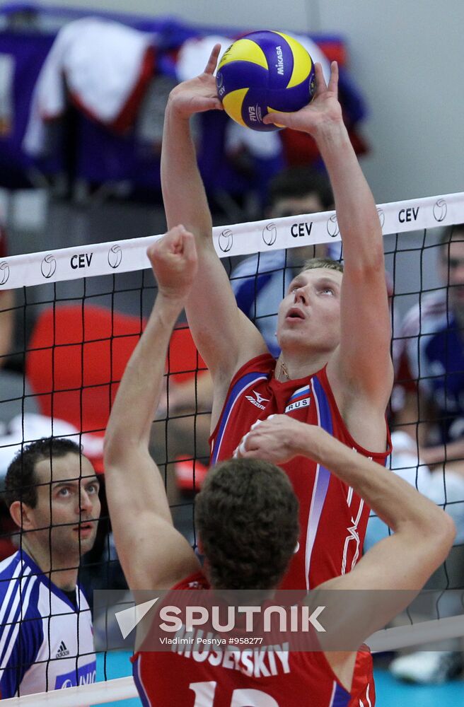 Volleyball. European Championships. Czech Republic vs. Russia