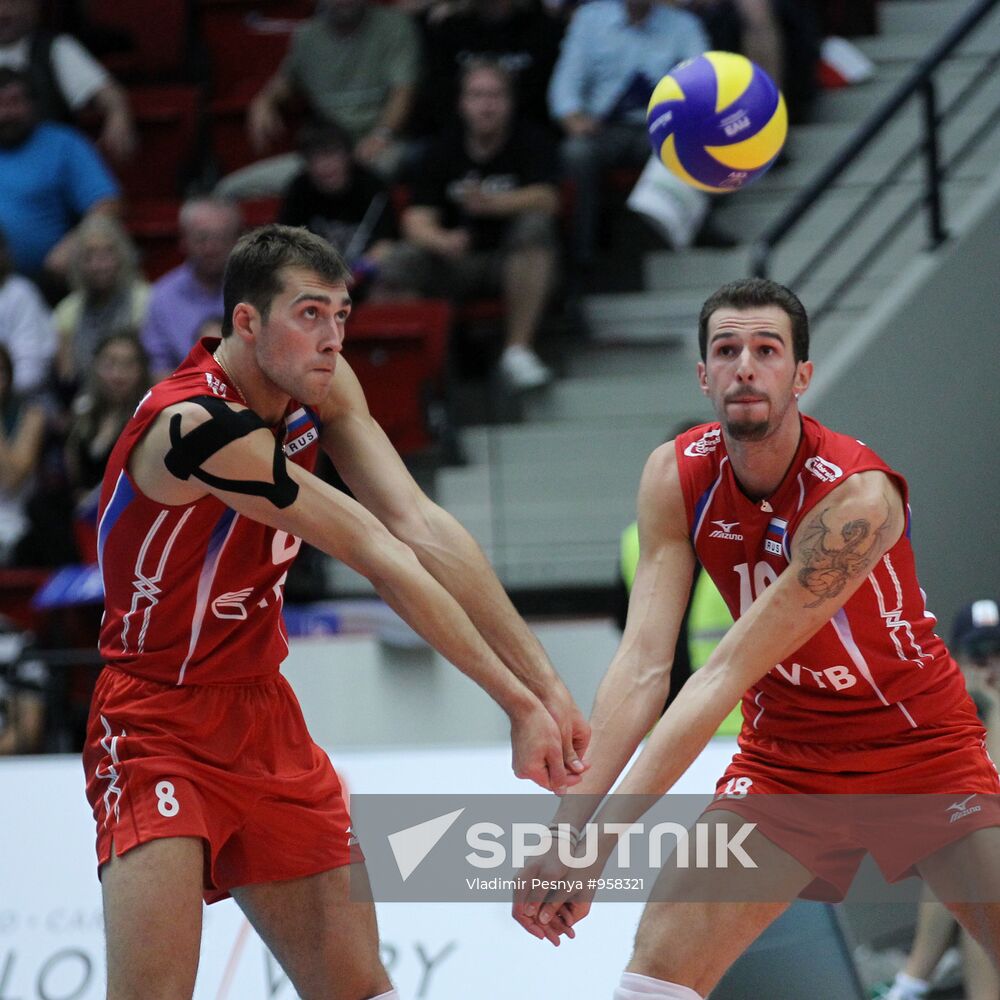 Volleyball. European Championships. Czech Republic vs. Russia