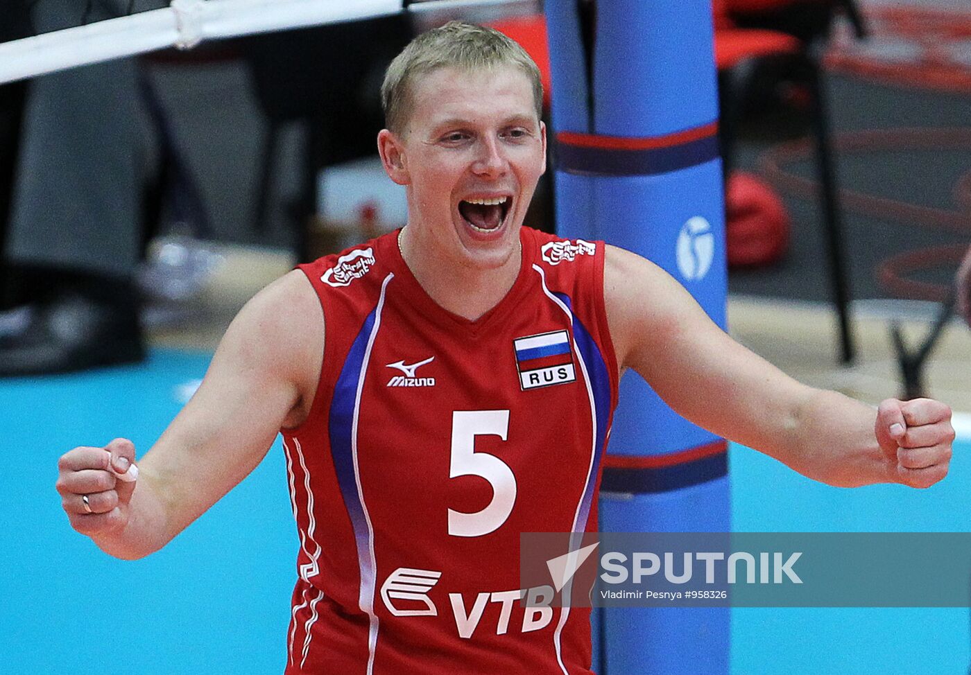 Volleyball. European Championships. Czech Republic vs. Russia
