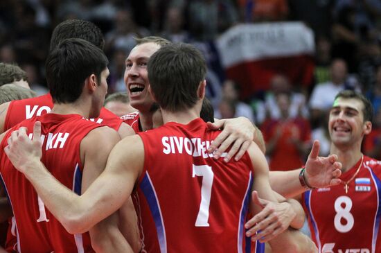 Volleyball. European Championships. Czech Republic vs. Russia