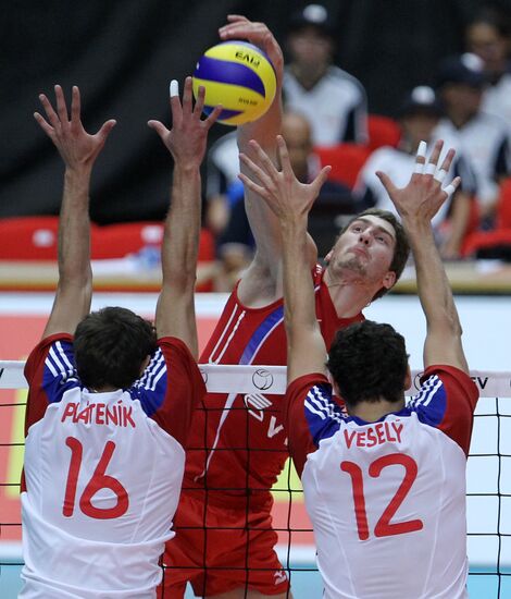 Volleyball. European Championships. Czech Republic vs. Russia