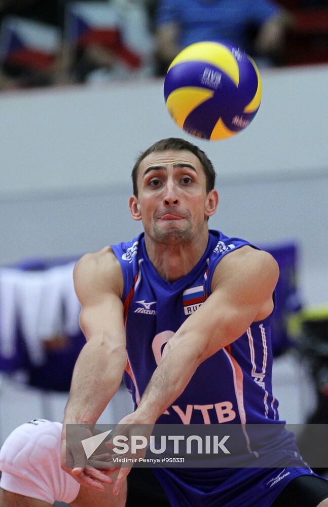 Volleyball. European Championships. Czech Republic vs. Russia