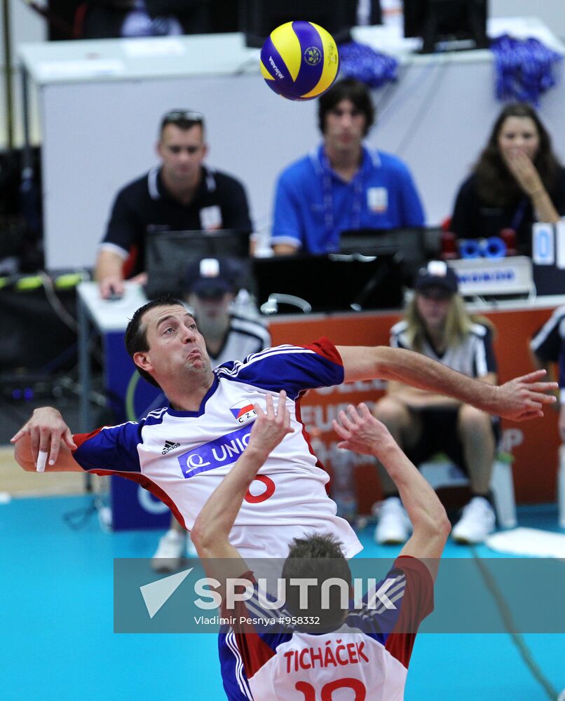 Volleyball. European Championships. Czech Republic vs. Russia