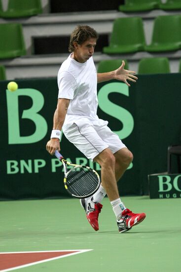 Davis Cup. Russian tennis team training