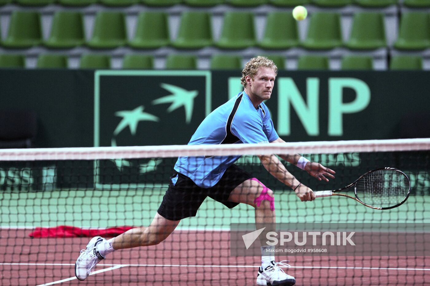 Davis Cup. Russian tennis team training