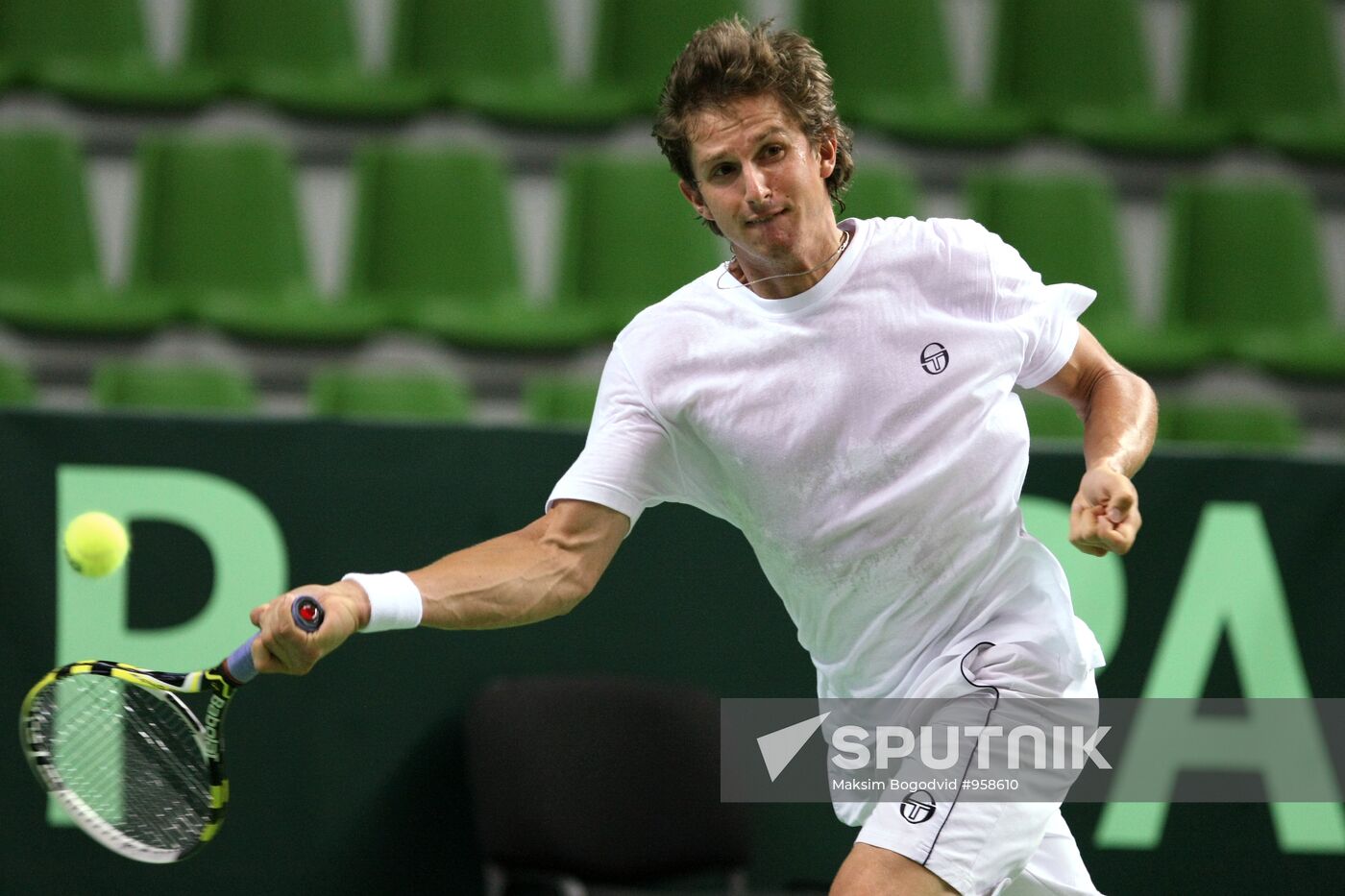 Davis Cup. Russian tennis team training