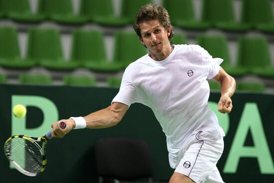 Davis Cup. Russian tennis team training