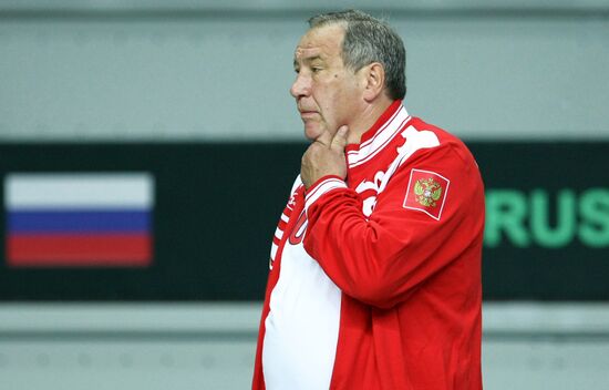 Davis Cup. Russian tennis team training