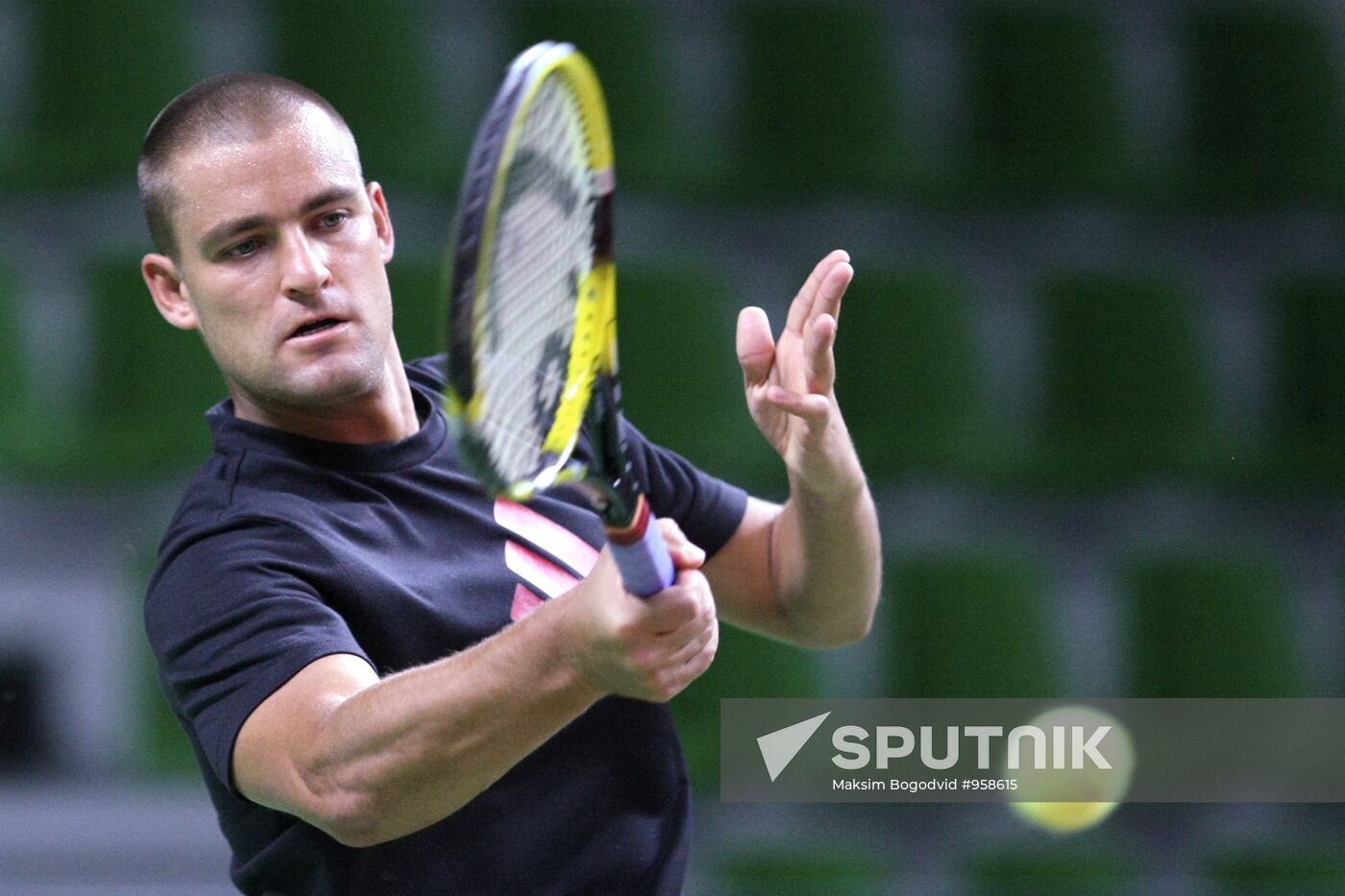 Davis Cup. Russian tennis team training