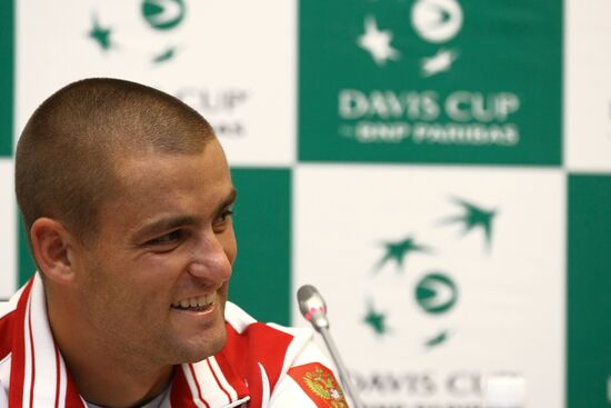 Davis Cup. Russian national tenis team training