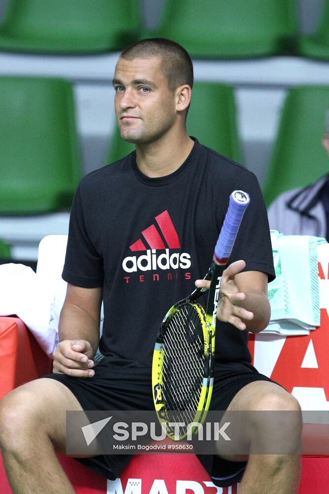 Davis Cup. Russian national tenis team training