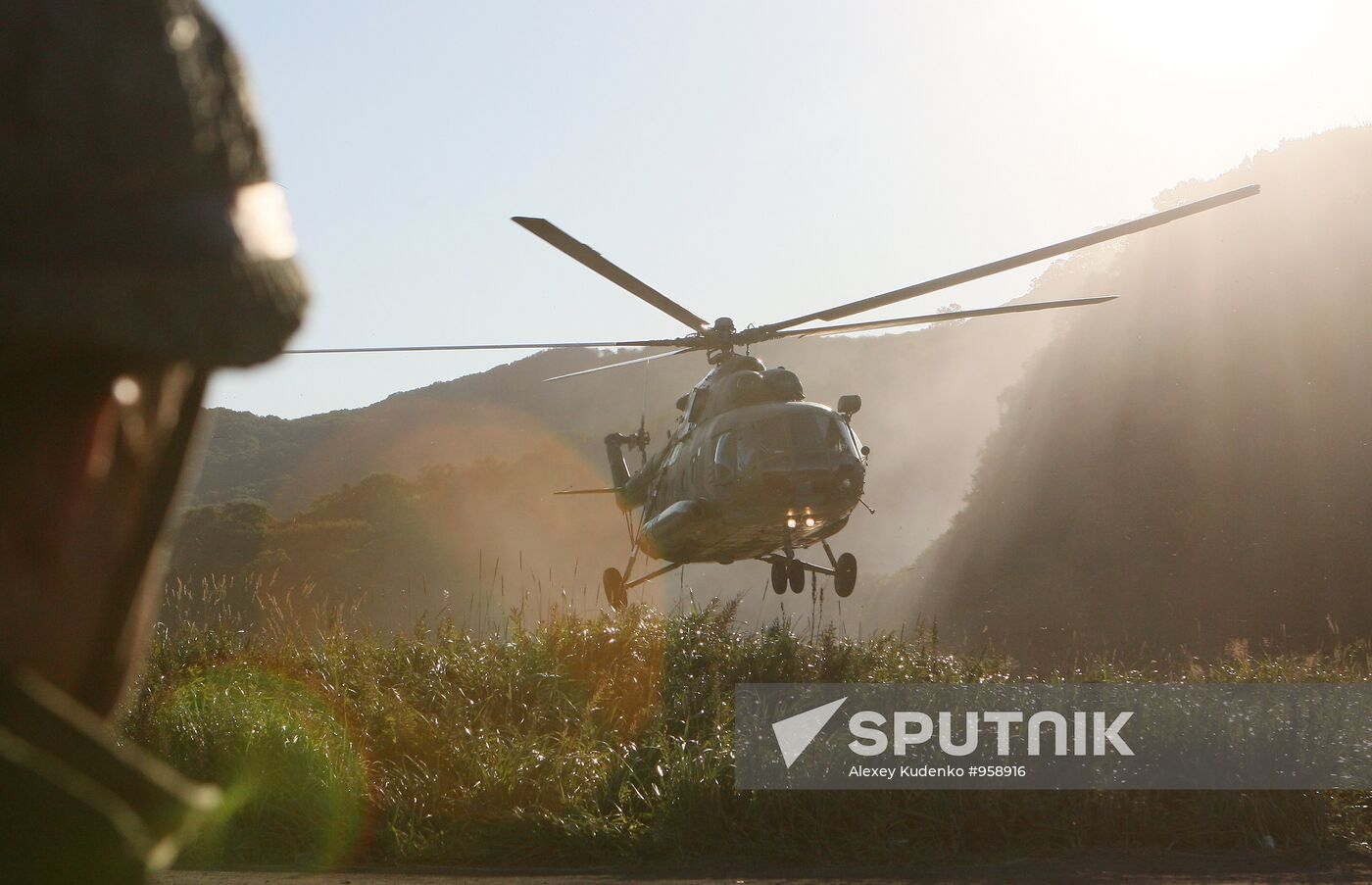 Combat training exercise on Kamchatka