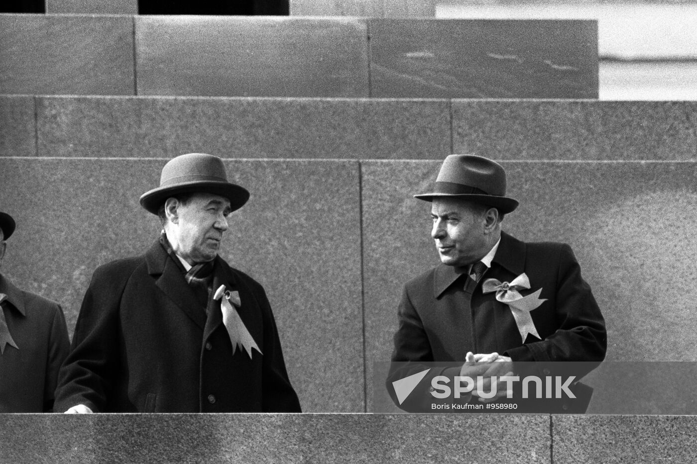 Andrei Gromyko and Geidar Aliyev