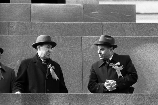 Andrei Gromyko and Geidar Aliyev