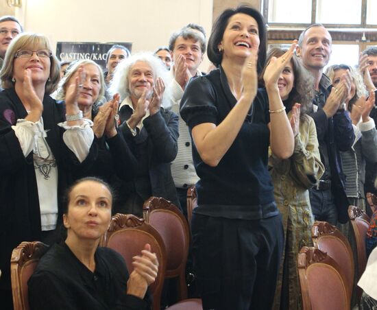 Meeting of Mossovet Theater actors