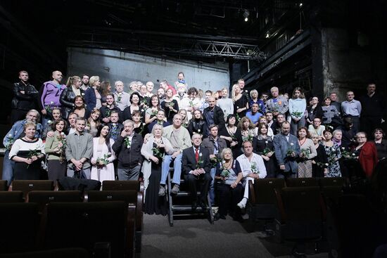 Meeting of Taganka Theater actors