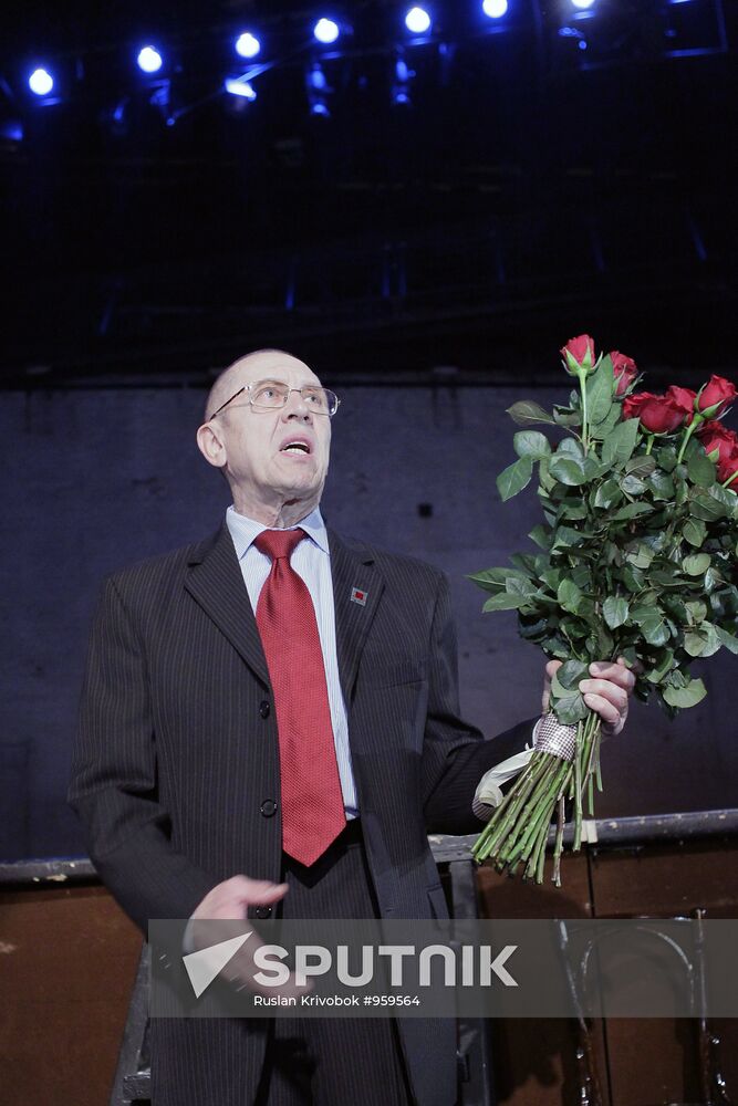 Meeting of Taganka Theater actors
