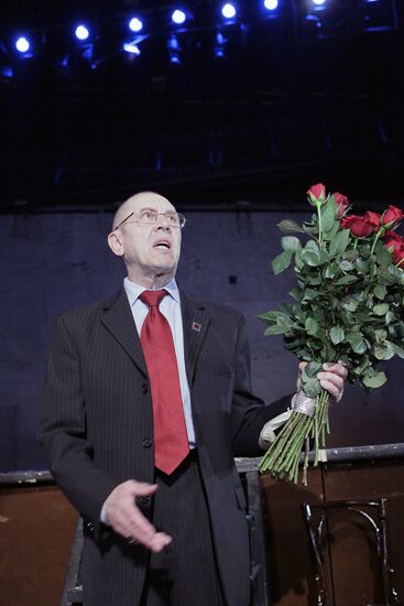 Meeting of Taganka Theater actors