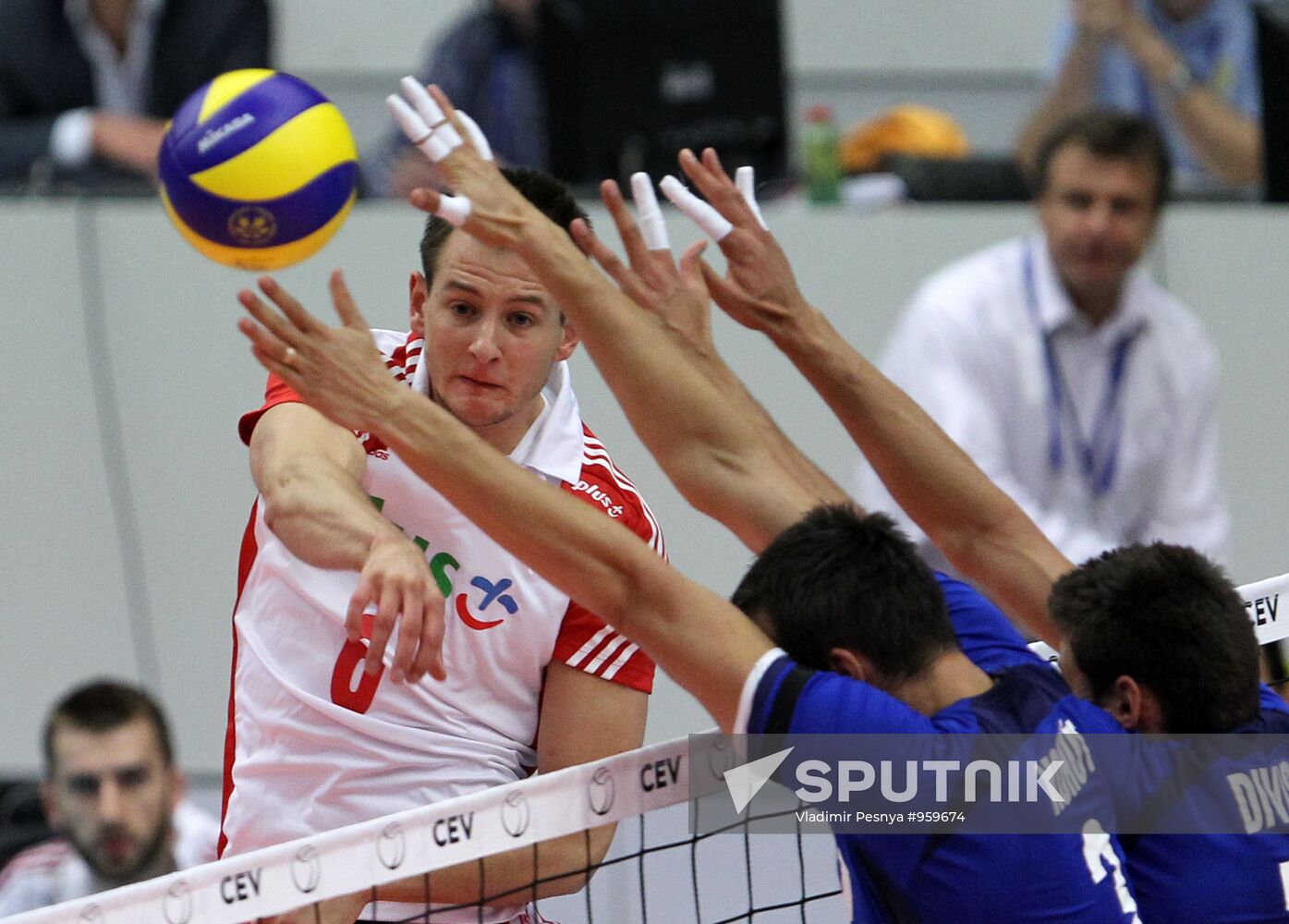 Volleyball European Championships. Match Slovakia - Poland