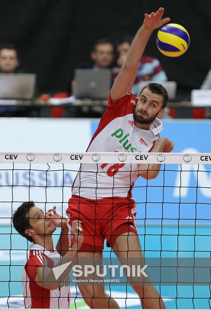 Volleyball European Championships. Match Slovakia - Poland