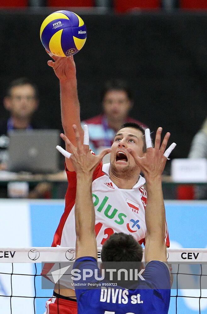 Volleyball European Championships. Match Slovakia - Poland