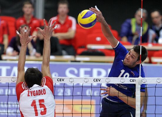 Volleyball European Championships. Match Slovakia - Poland
