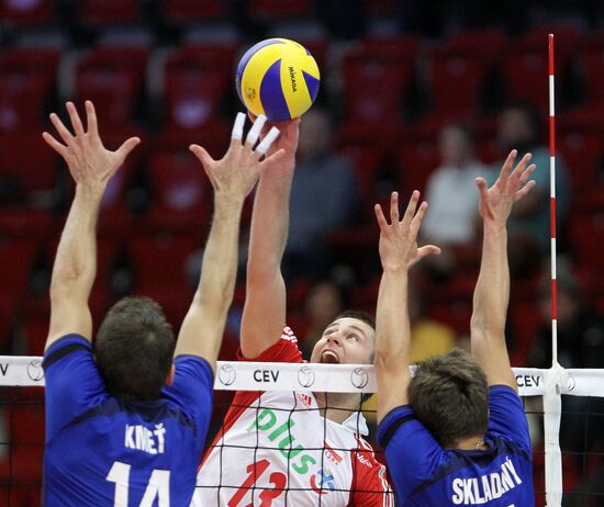 Volleyball European Championships. Match Slovakia - Poland