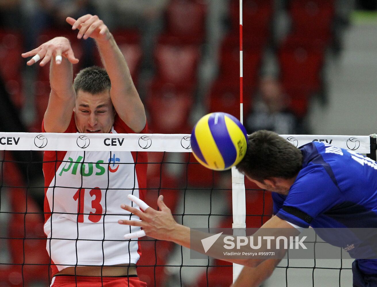 Volleyball European Championships. Match Slovakia - Poland