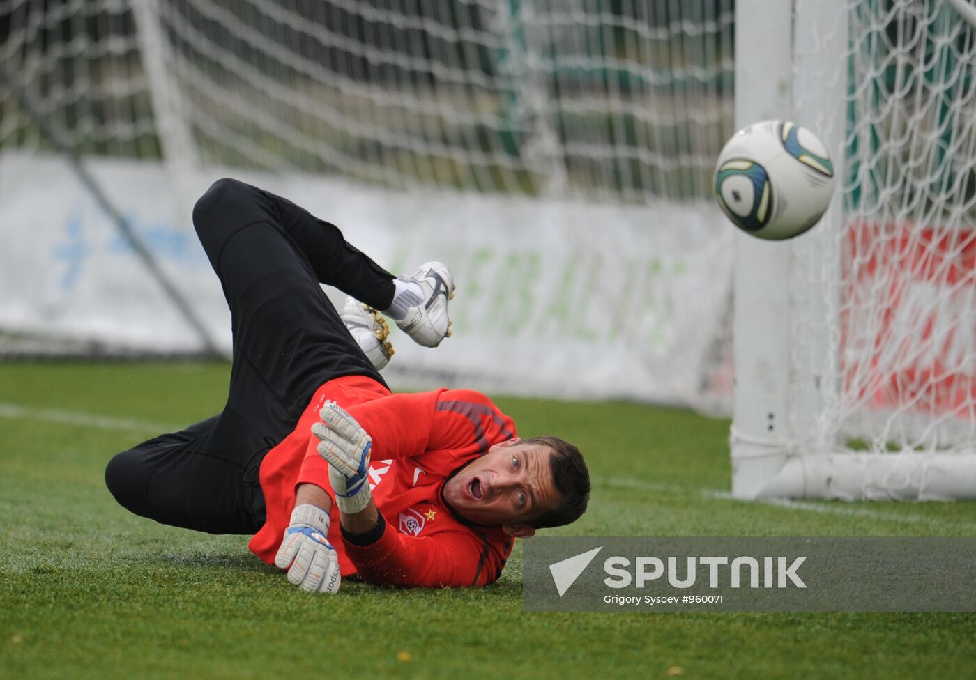 FC Spartak goalkeeper Andrei Dikan